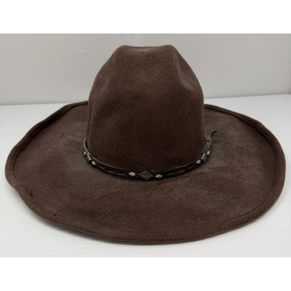 Bullhide Cowboy Hat Men's XL Wagoneer Brown Western Studded Band 0327BR